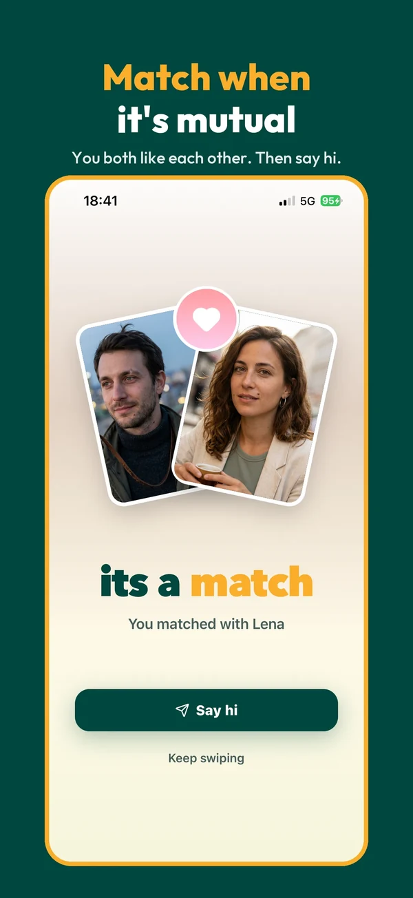 It is a match screen
